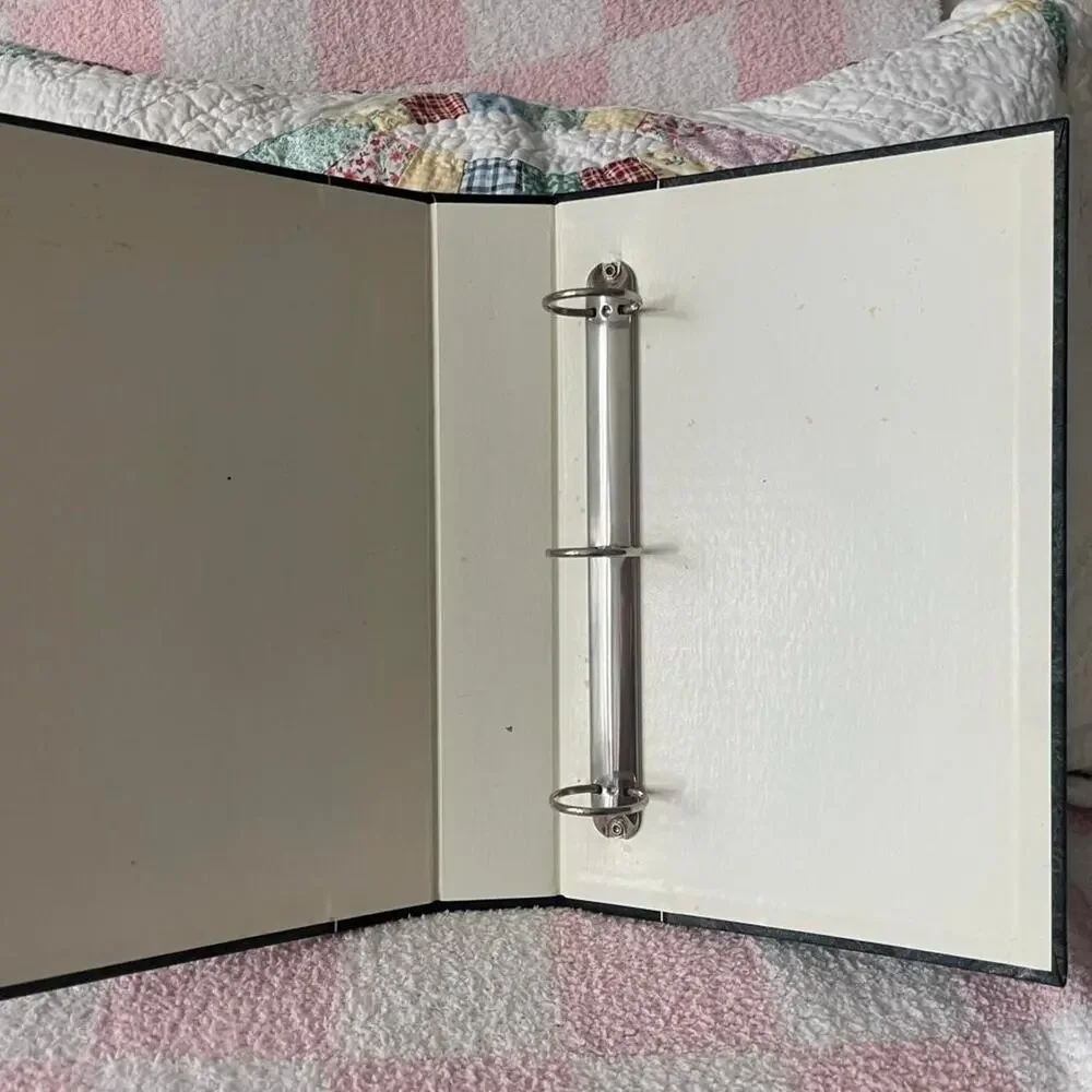 Vintage photo album cover with